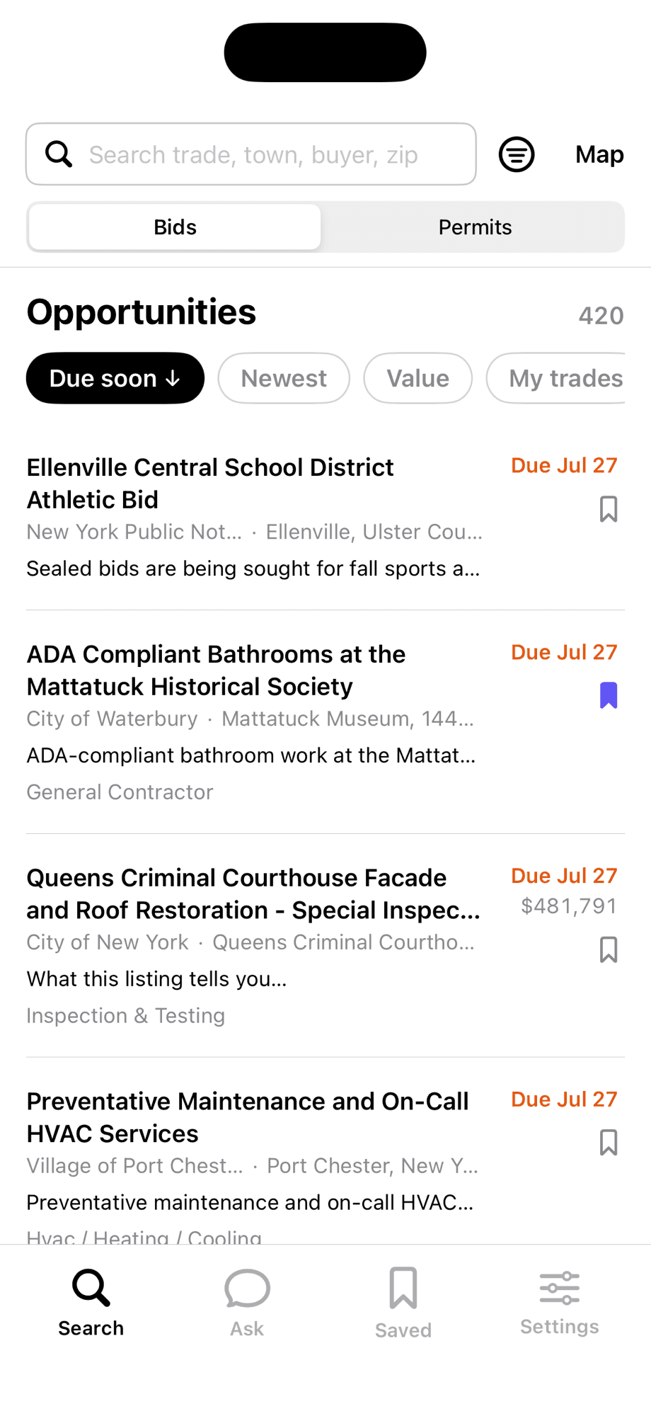Townline app screenshot